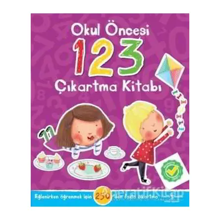Okul Öncesi 123 Çıkartma Kitabı - Kolektif - İş Bankası Kültür Yayınları