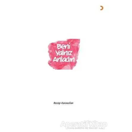 Beni Yalnız Anladın - Recep Karaaslan - Cinius Yayınları