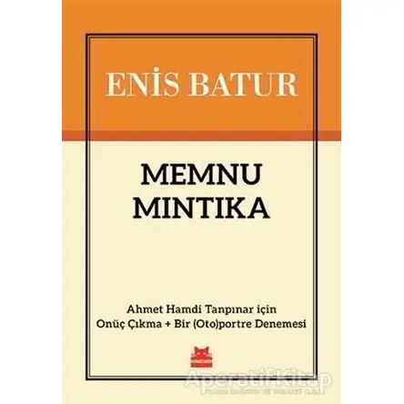 Memnu Mıntıka - Enis Batur - Kırmızı Kedi Yayınevi