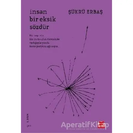 İnsan Bir Eksik Sözdür - Şükrü Erbaş - Kırmızı Kedi Yayınevi