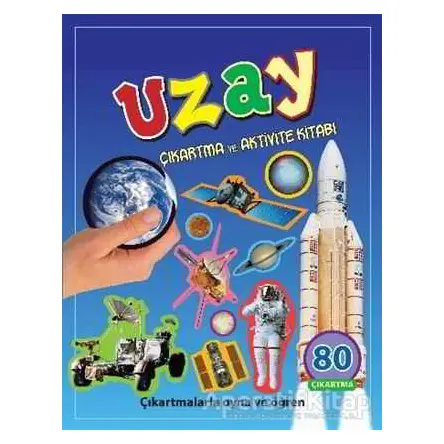 Uzay - Kolektif - Parıltı Yayınları Boyama ve Çıkartma Kitapları
