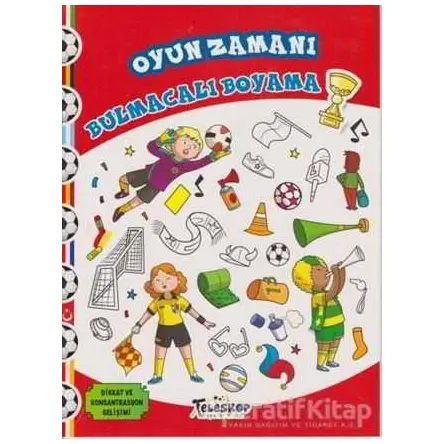 Oyun Zamanı - Bulmacalı Boyama - Kolektif - Teleskop Popüler Bilim