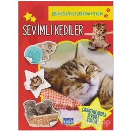 Sevimli Kediler - Benim Eğlenceli Çıkartma Kitabım - Kolektif - Parıltı Yayınları
