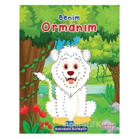 Benim Ormanım - Noktaları Birleştir Çıkartmalı - Kolektif - Parıltı Yayınları