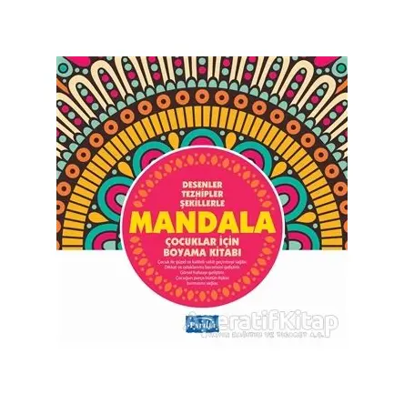 Desenler Tezhipler Şekillerle Mandala - Pembe Kitap - Muhammet Cüneyt Özcan - Parıltı Yayınları