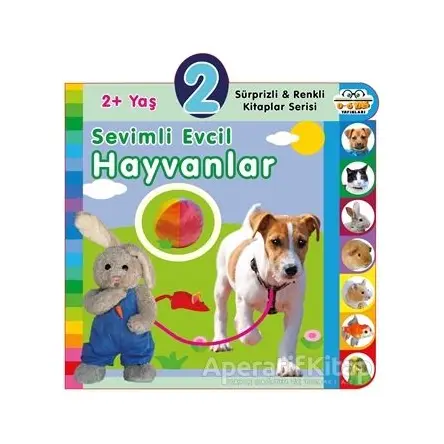2+ Yaş Sevimli Evcil Hayvanlar - Kolektif - 0-6 Yaş Yayınları