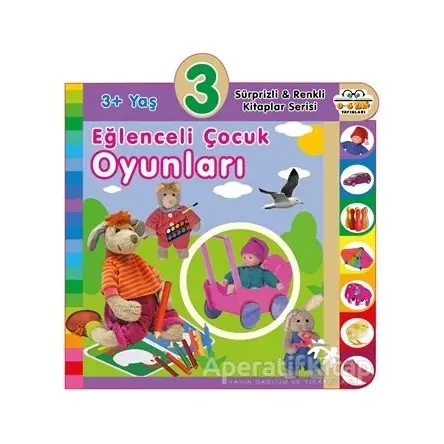 3+ Yaş Eğlenceli Çocuk Oyunları - Kolektif - 0-6 Yaş Yayınları