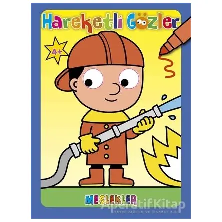 Meslekler - Hareketli Gözler - Kolektif - 0-6 Yaş Yayınları