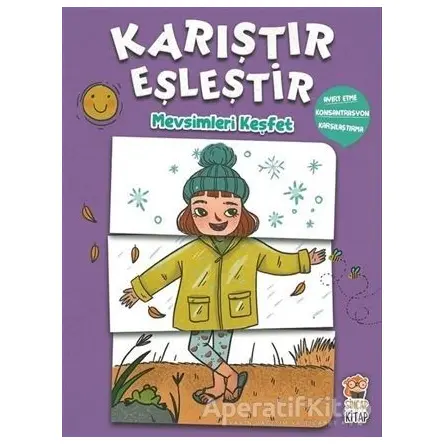 Mevsimleri Keşfet - Karıştır Eşleştir - M. Sacide Kafalı - Sincap Kitap