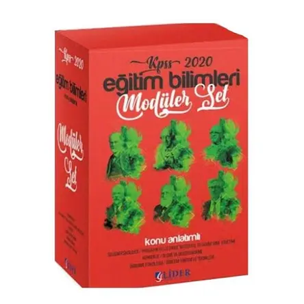 Lider 2020 KPSS Eğitim Bilimleri Konu Anlatımlı Modüler Set