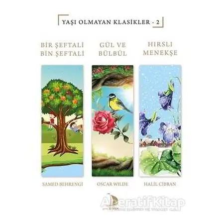 Bir Şeftali Bin Şeftali - Gül ve Bülbül - Hırslı Menekşe - Oscar Wilde - Destek Yayınları