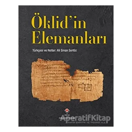 Öklidin Elemanları (Ciltli) - Ali Sinan Sertöz - TÜBİTAK Yayınları
