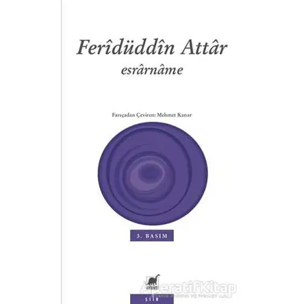 Esrarname - Feridüddin Attar - Ayrıntı Yayınları