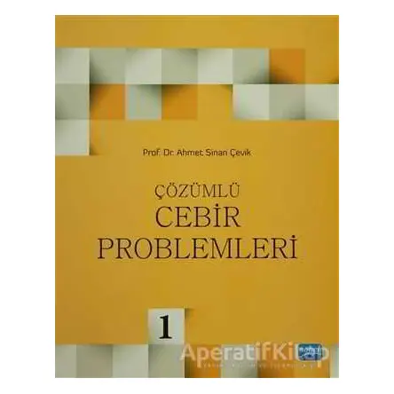 Çözümlü Cebir Problemleri - Ahmet Sinan Çevik - Nobel Akademik Yayıncılık