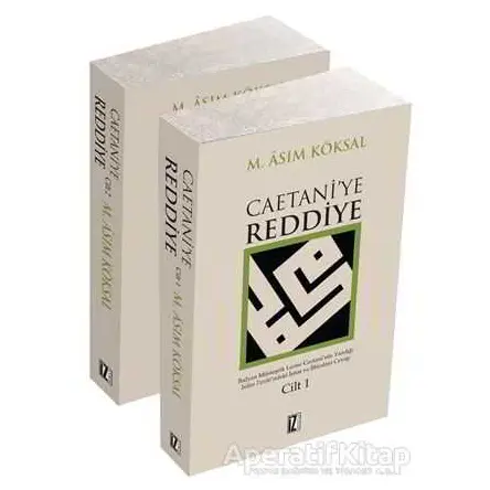 Caetaniye Reddiye (2 Kitap Takım) - M. Asım Köksal - İz Yayıncılık