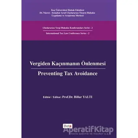 Vergiden Kaçınmanın Önlenmesi - Billur Yaltı - Beta Yayınevi