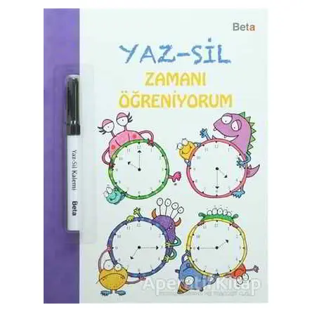 Yaz-Sil / Zamanı Öğreniyorum - Jessica Greenwell - Beta Kids