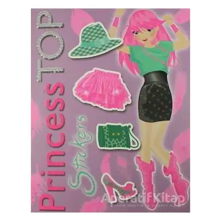 Princess Top Stickers (Lila) - Kolektif - Çiçek Yayıncılık