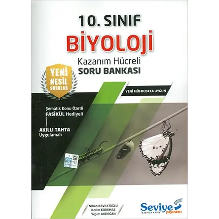 Seviye 10.Sınıf Biyoloji Kazanım Hücreli Soru Bankası
