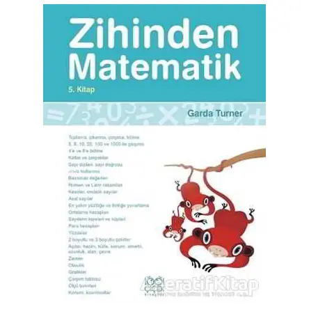 Zihinden Matematik 5. Kitap - Garda Turner - 1001 Çiçek Kitaplar