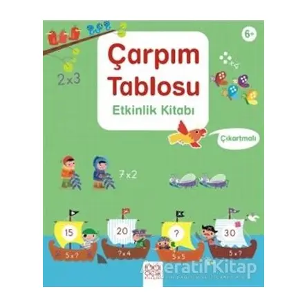 Çarpım Tablosu Etkinlik Kitabı - Rosie Hore - 1001 Çiçek Kitaplar