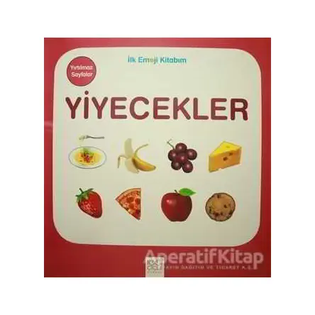Yiyecekler - İlk Emoji Kitabım - Kolektif - 1001 Çiçek Kitaplar