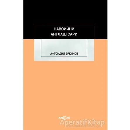 Navoiyni Anglaş Sari - Aftondil Erkinov - Akçağ Yayınları