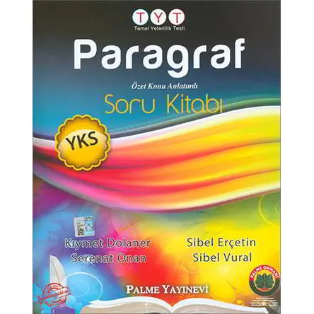 Palme TYT Paragraf Özet Konu Anlatımlı Soru Kitabı