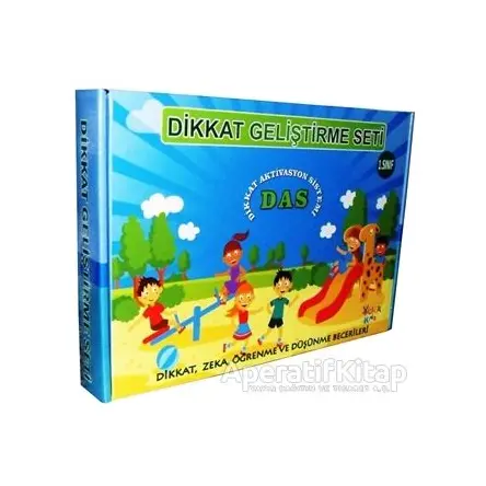 Dikkat Geliştirme Seti 1. Sınıf (3 Cilt Takım) - Çetin Özbey - Yuka Kids