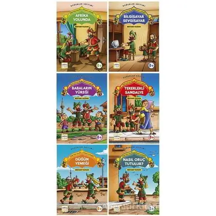 Güler Yüzle Tatlı Söz Hacivatla Karagöz Dizisi (6 Kitap Takım) - Bestami Yazgan - Nar Yayınları