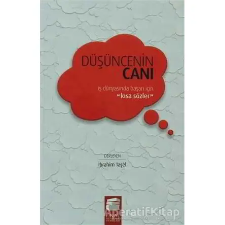 Düşüncenin Canı - Derleme - Final Kültür Sanat Yayınları