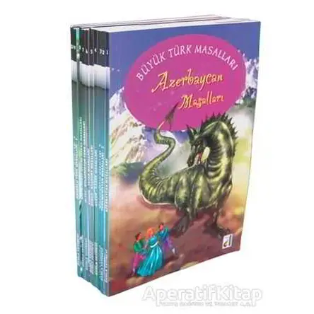 Büyük Türk Masalları (10 Kitap Takım) - Betül Şen - Damla Yayınevi