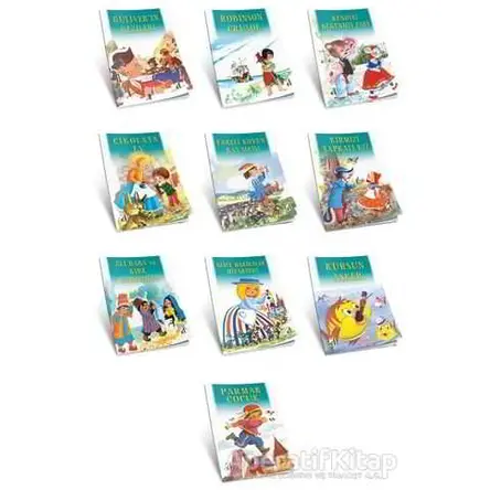 Pırlanta Masallar Dizisi (10 Kitap Takım) - Kolektif - Damla Yayınevi