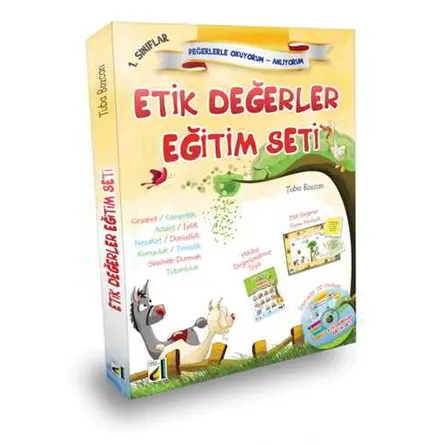 1. Sınıflar Etik Değerler Eğitim Seti (10 Kitap Takım) - Tuba Bozcan - Damla Yayınevi