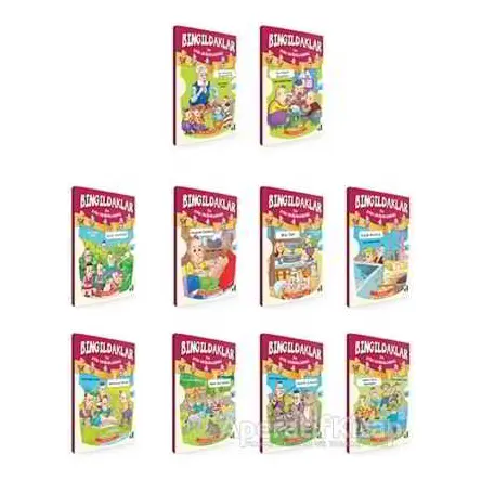 Bıngıldaklar İle Etik Değerlerimiz (10 Kitap Set) - Sara Gürbüz Özeren - Damla Yayınevi