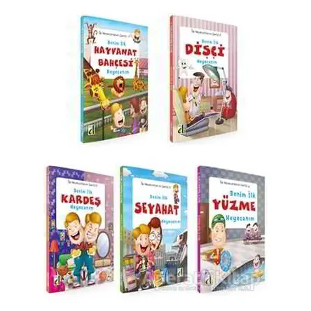 Benim İlk Heyecanlarım Serisi (5 Kitap Set) - Ahmet Özel - Damla Yayınevi