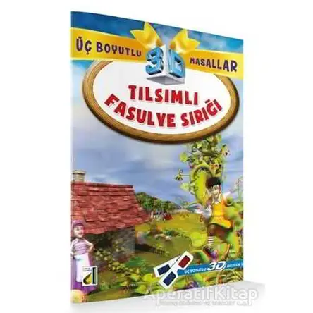 Tılsımlı Fasulye Sırığı - Üç Boyutlu Masallar - Kolektif - Damla Yayınevi