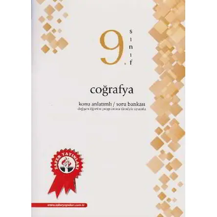 Zafer 9. Sınıf Coğrafya Konu Anlatımlı Soru Bankası