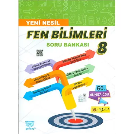 Gendaş 8.Sınıf Fen Bilimleri Yeni Nesil Soru Bankası