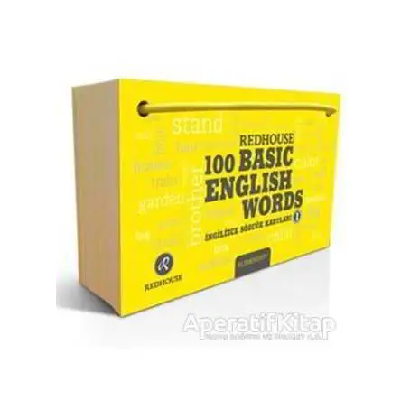 Redhouse 100 Basic English Words 1 - Kolektif - Redhouse Yayınları