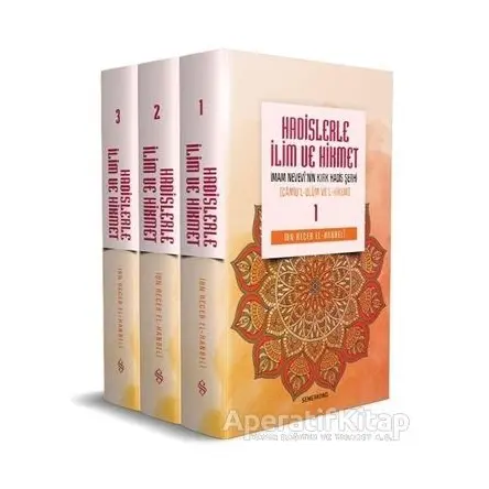 Hadislerle İlim ve Hikmet (3 Cilt Takım) - İbn Recep El-Hanbeli - Semerkand Yayınları