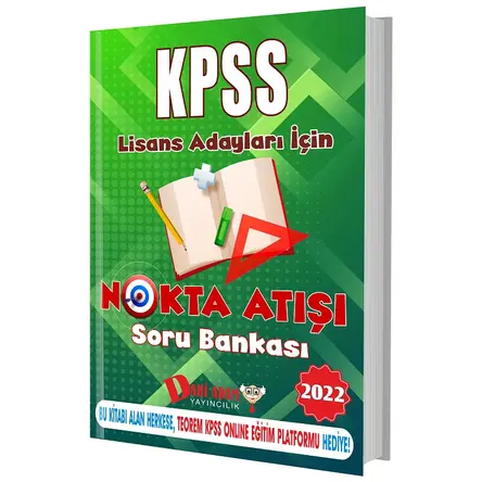 Dahi Adam 2022 KPSS Genel Yetenek Genel Kültür Nokta Atışı Soru Bankası Tek Kitap