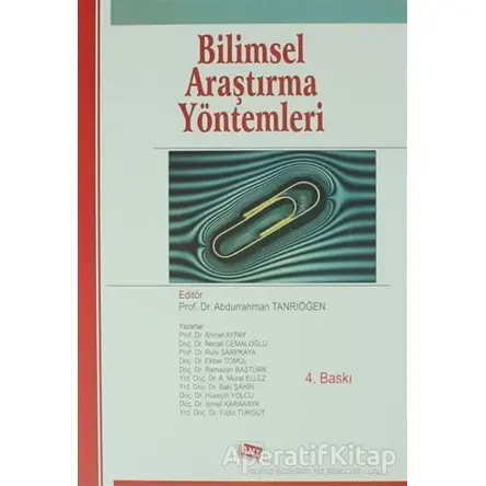 Bilimsel Araştırma Yöntemleri - Necati Cemaloğlu - Anı Yayıncılık
