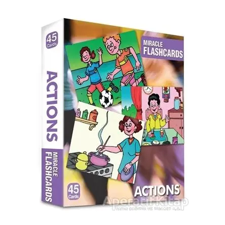 Miracle Flashcards - Actions-Box 45 Cards - Kolektif - MK Publications
