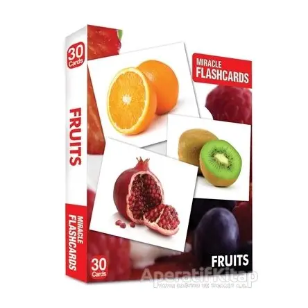 Miracle Flashcards - Fruit Box 30 Cards - Kolektif - MK Publications