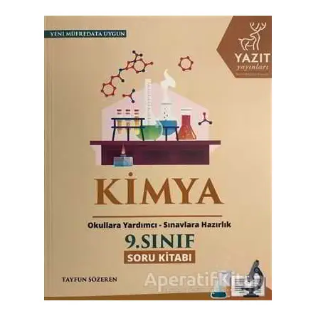 9.Sınıf Kimya Soru Kitabı Yazıt Yayınları