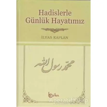 Hadislerle Günlük Hayatımız (Şamua) - İlyas Kaplan - Beka Yayınları