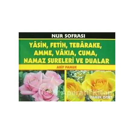 Nur Sofrası Yasin Yarım Defter (Yas-136/P14) - Arif Pamuk - Pamuk Yayıncılık