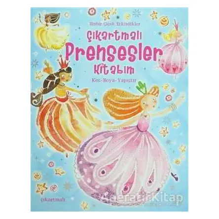 Çıkartmalı Prensesler Kitabım - Ruth Brocklehurst - 1001 Çiçek Kitaplar