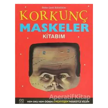 Korkunç Maskeler Kitabım - Elizabeth Miles - 1001 Çiçek Kitaplar
